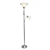 71" 3-way 2 Light Mother Daughter Floor Lamp Brushed Nickel - Elegant Designs -Online Home Decoration GUEST edb179be 0a81 4294 be22 0c8244cbdebb