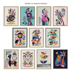 18" X 24" Sylvie Cockatoo Framed Canvas Wall Art By Rachel Lee Natural - Kate And Laurel -Online Home Decoration GUEST ef6ae936 ba69 4a0c 8cef cf36cb9f2fab