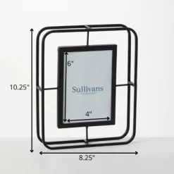 Sullivans Abstract Wire Tabletop Frame 10.25"H Black 13 Sullivans Abstract Wire Tabletop Frame 10.25"H Black -Online Home Decoration GUEST f092487b 170b 4bec b7f6 ad8c9ab3a791