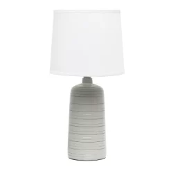 Textured Linear Ceramic Table Lamp - Simple Designs -Online Home Decoration GUEST f147ef6c 8607 45ea b39d 316d7ba86a40