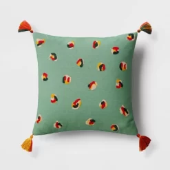 Abstract Dots Embroidered Cotton Square Throw Pillow - Room Essentials™ -Online Home Decoration GUEST f1ec40ae 5d69 4b3f b297 4d5663e6159c