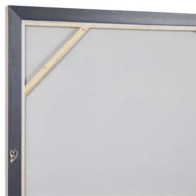 Contemporary Canvas Abstract Framed Rectangle Wall Art With Gold Frame Black - CosmoLiving By Cosmopolitan 5 Contemporary Canvas Abstract Framed Rectangle Wall Art With Gold Frame Black - CosmoLiving By Cosmopolitan - Image 3