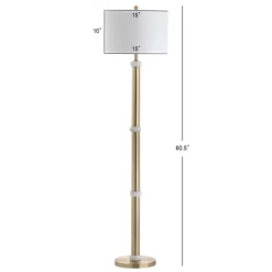 60.5" Metal/Marble Gregory Floor Lamp (Includes LED Light Bulb) Gold - JONATHAN Y 7 60.5" Metal/Marble Gregory Floor Lamp (Includes LED Light Bulb) Gold - JONATHAN Y -Online Home Decoration GUEST f22e0c02 7bd2 474c a6ef 37a53473c8e0