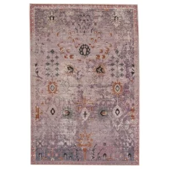 Elva Indoor/Outdoor Oriental Area Rug Purple/Gold - Jaipur Living -Online Home Decoration GUEST f28fd1ee 8688 40bb a236 62ca026888bd