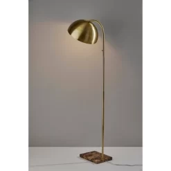 Paxton Floor Lamp Antique Brass - Adesso -Online Home Decoration GUEST f29e626e 69c8 4d8a bf8f 4a81b57ef820
