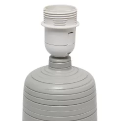 Textured Linear Ceramic Table Lamp - Simple Designs -Online Home Decoration GUEST f44ec024 a584 40dc b6e6 0496eeae3588