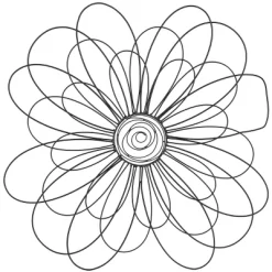 29" X 29" Metal Floral 3D Wire Wall Decor With Crystal Embellishments Black - Olivia & May -Online Home Decoration GUEST f658cd8a b810 4bd1 a64c 21aff7350bf0