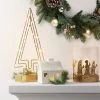 16.25" Battery Operated Lit Wire Christmas Tree Sculpture - Wondershop™ Gold -Online Home Decoration GUEST fc970496 4a51 49fb 800d 5649244e0170