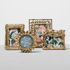 4" X 4" Cast Sunburst Frame Gold - Opalhouse™ -Online Home Decoration GUEST fd37b239 5c24 4dd7 9ffd e03c865a7260