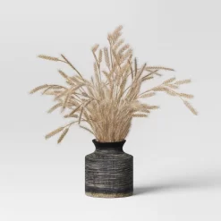 Grass Arrangement In Ceramic Pot Black - Threshold™ -Online Home Decoration GUEST feadbbf9 25c2 45e5 ba31 61ab6f1faca8
