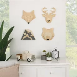 Little Love By NoJo Natural Wood Wall Decor - Fox 3D -Online Home Decoration GUEST ff300f2c f030 48f9 9aad a232dc4a550d