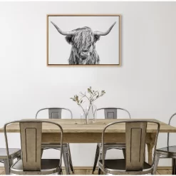 23" X 33" Sylvie Highland Cow II Framed Canvas By Simon Te Of Tai Prints Natural - Kate & Laurel All Things Decor 10 23" X 33" Sylvie Highland Cow II Framed Canvas By Simon Te Of Tai Prints Natural - Kate & Laurel All Things Decor -Online Home Decoration GUEST ff7effe1 7609 4c48 947e ae3610e1daf9